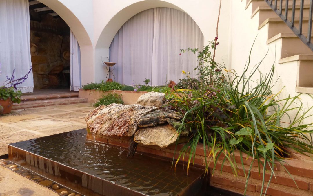 Patio de casa de pueblo